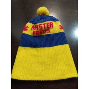 Vintage K Brand Master Feeds Toque Beanie Hat Farming Feed Adult Size Farm